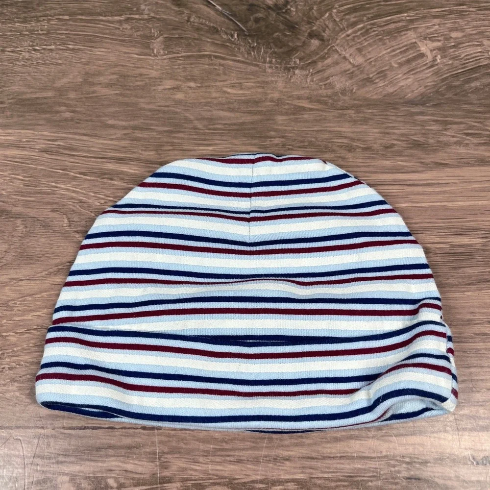 Zutano Gerber Baby Grand Beanie Set Baby 0-6M Multi Color Striped Cotton Hats